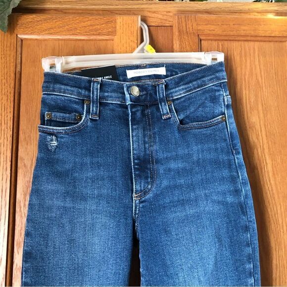 NWT Nobody Denim Blue High Rise Cult Skinny Ankle Jeans - 23 - Picture 2 of 10